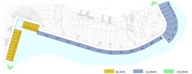 Mappa posti barca